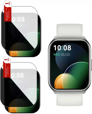 KHWABEEDA Tempered Glass Guard for HAYLOU LS02 PRO WATCH SCREEN GUARD(Pack of 2)