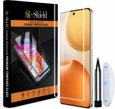MS-Shield Tempered Glass Guard for Realme P4 Pro 5G, With Advanced HD+ Curved UV Gorilla Glass Protection(Pack of 1)