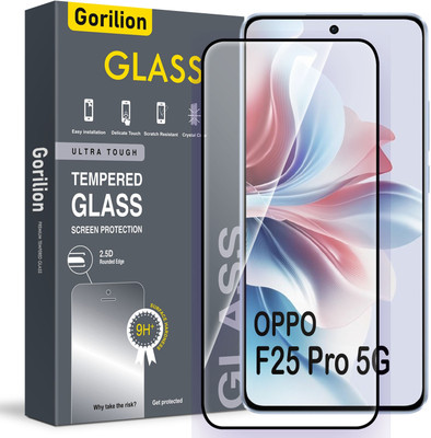 Gorilion Tempered Glass Guard for Oppo F25 Pro 5G(Pack of 1)