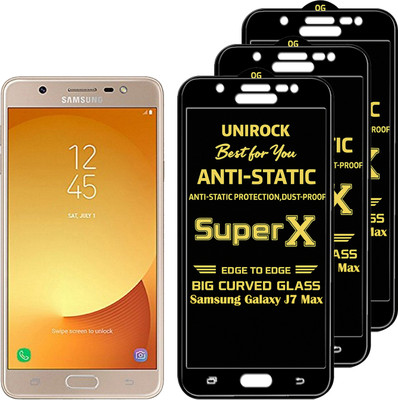 Unirock Tempered Glass Guard for Samsung Galaxy J7 Max(Pack of 3)