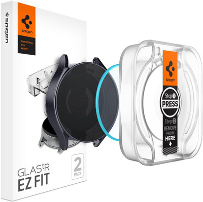 Spigen Tempered Glass Guard for Galaxy Watch 6 44mm(Pack of 2)
