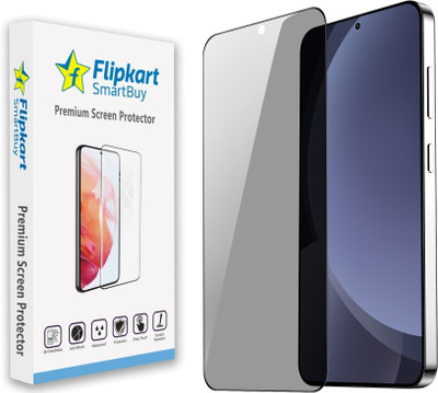 Flipkart SmartBuy Tempered Glass Guard for Samsung Galaxy S24 5G, Samsung Galaxy S25 5G, Privacy / Anti-Spy Screen Protector, Compatible with Fingerprint Sensor, with Easy Installation Kit(Pack of 1)