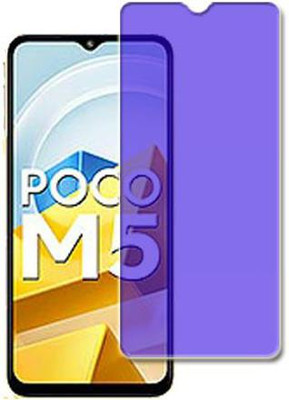 MUTAALI Tempered Glass Guard for Xiaomi Poco M5 Front Anti Blue(Pack of 1)