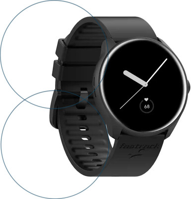 MUTAALI Tempered Glass Guard for FASTRACK REFLEX INVOKE PRO Smartwatch(Pack of 2)
