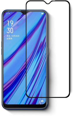 COVJ Tempered Glass Guard for Oppo A1K Tempered Glass Edge-to-Edge Protection 6D Screen Protector With Easy Installation Kit(Pack of 1)