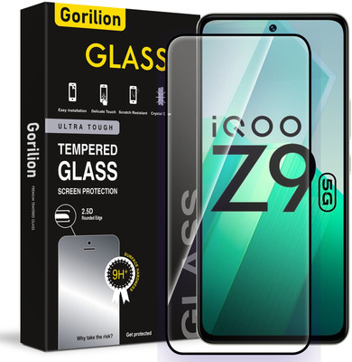 Gorilion Tempered Glass Guard for IQOO Z9 5G(Pack of 1)