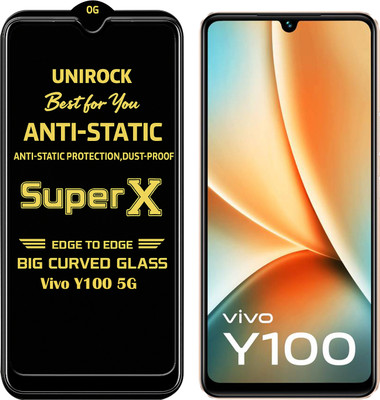 Unirock Tempered Glass Guard for Vivo Y100 5G(Pack of 1)