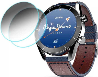 KHWABEEDA Tempered Glass Guard for PEBBLE X PEPE WATCH SCREEN GUARD(Pack of 2)