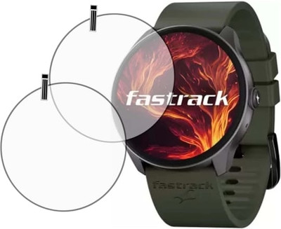 KHWABEEDA Tempered Glass Guard for FASTRACK FR1 PRO SMART WATCH TEMPERED GLASS (PACK OF 2)(Pack of 2)