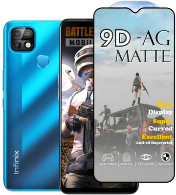 FAIYER BEAT Tempered Glass Guard for Premium matte Tempered Glass For infinix smart 5 pro(matte finish,Pack Of 1) Advanced gaming matte Full Screen Coverage Screen Protector for infinix smart 5 pro(Pack of 1)