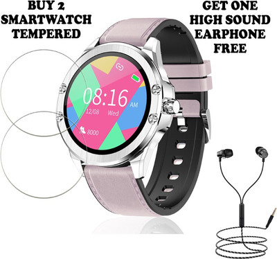 SOMTONE Tempered Glass Guard for S11 Smart Watch BUY PACK 2 AND GET ONE EARPHONE FREE(Pack of 2)