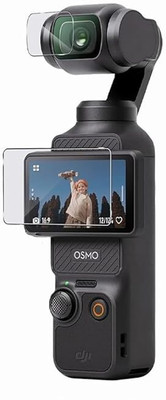 Action Pro Tempered Glass Guard for DJI OSMO Pocket 3(Pack of 2)