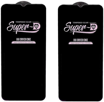 ELEF Tempered Glass Guard for Redmi 8A HD Plus Super D Full Glue Edge to Edge Tempered Glass(Pack of 2)