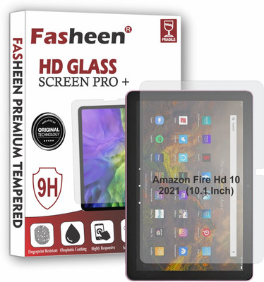 Fasheen Tempered Glass Guard for Amazon Fire Hd 10 2021 (10.1 Inch)(Pack of 1)