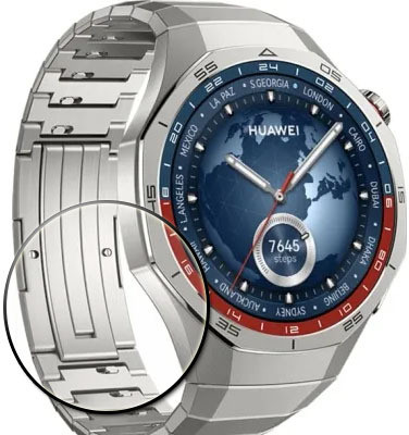 tombik Tempered Glass Guard for 95ccr-Huawei Watch GT 5 Pro 46mm(Pack of 1)