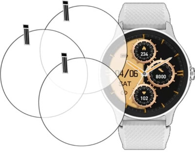 DB Tempered Glass Guard for NOISEFIT CURVE SMART WATCH TEMPERED GLASS( PACK OF 3)(Pack of 3)