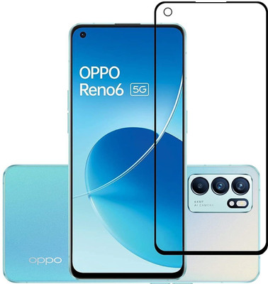 9H Edge To Edge Tempered Glass for OPPO Reno 6 5G, Realme X7 max-Advanced HD+ Screen 9H Protector with Easy Installation(Pack of 1)