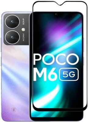 BRENZZ Tempered Glass Guard for POCO M6 5G(Pack of 1)