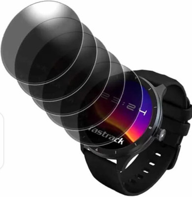 AHWAVEEDA Tempered Glass Guard for FASTRACK REVOLTT FR2 SMART WATCH TEMPERED GLASS ( PACK OF 5)(Pack of 5)