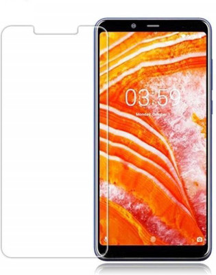 DMJHP Tempered Glass Guard for Nokia 3.1 Plus(Pack of 1)