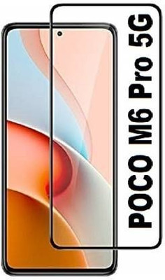 AKSHUD Tempered Glass Guard for POCO M6 Pro(Pack of 1)