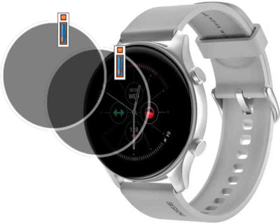 KHWABEEDA Tempered Glass Guard for NOISE EVOLVE 2 AMOLED WATCH TEMPERED GLASS (PACK OF 2)(Pack of 2)
