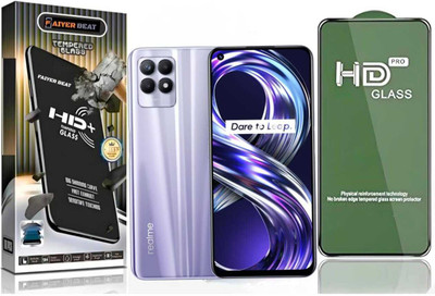 FAIYER BEAT Tempered Glass Guard for Premium high definition Tempered Glass For OPPO REALME 8I (high definition finish,Pack Of 1) Advanced gaming high definition Full Screen Coverage Screen Protector for REALME 8I(Pack of 1)