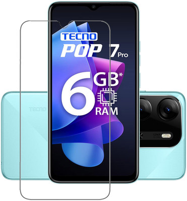 INFINITYWORLD Tempered Glass Guard for Tecno POP 7 Pro(Pack of 1)
