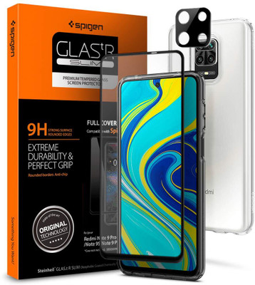 Spigen Tempered Glass Guard for Xiaomi Redmi Note 9 Pro / 9 Pro Max / 9S(Pack of 1)