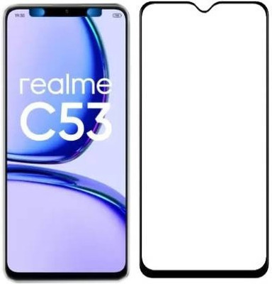 BRENZZ Tempered Glass Guard for Realme C53(Pack of 1)