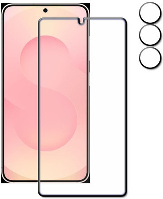 tombik Tempered Glass Guard for 13wa-Samsung Galaxy S25 5G-front,lens(Pack of 2)