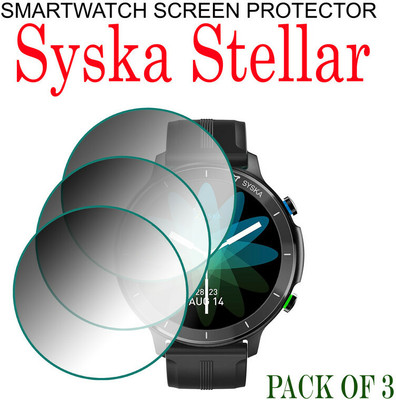 YCHROZE Tempered Glass Guard for Syska Stellar(Pack of 3)