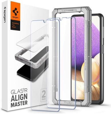 Spigen Tempered Glass Guard for Samsung Galaxy M12(Pack of 2)