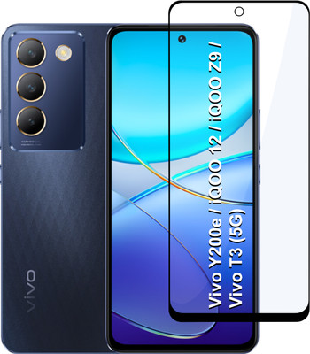 iZAP Tempered Glass Guard for Vivo T3 5G, Vivo Y200e 5G, iQOO 12 5G(Pack of 1)