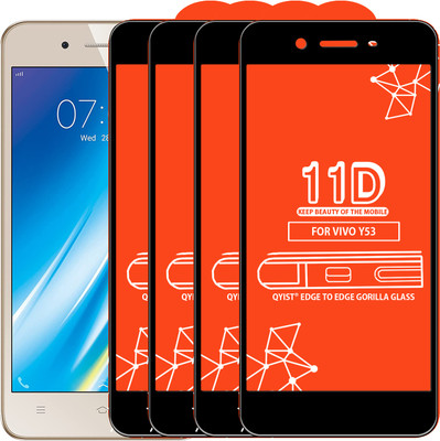 Qyist Tempered Glass Guard for VIVO Y53(Pack of 4)