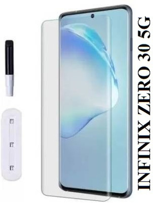 BRENZZ Tempered Glass Guard for Infinix Zero 30 5G(Pack of 1)