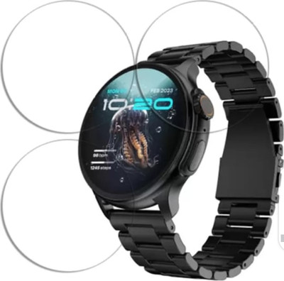 DB Tempered Glass Guard for BOULT CROWN PRO 1.43 SMART WATCH TEMPERED GLASS ( PACK OF 3)(Pack of 3)