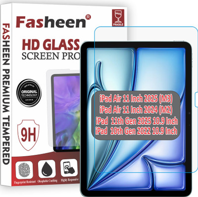 Fasheen Tempered Glass Guard for iPad 11th Gen A16 2025 10.9 Inch & iPad Air(Pack of 1)
