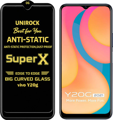 Unirock Tempered Glass Guard for Vivo Y20G 2021(Pack of 1)
