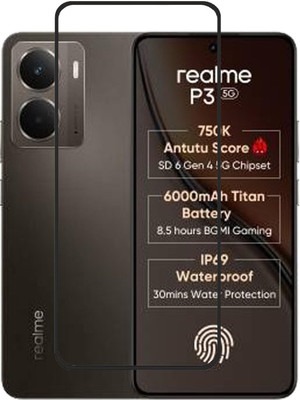 ASMANTIC Tempered Glass Guard for realme P3 5G(Pack of 1)