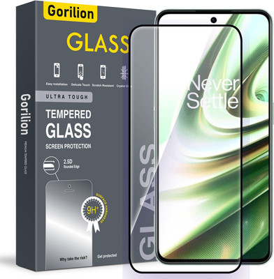 Gorilion Tempered Glass Guard for OnePlus 10R 5G(Pack of 1)