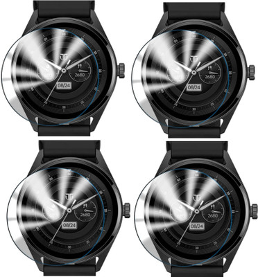 MUTAALI Tempered Glass Guard for Titan Crest smart watch screen protector(Pack of 4)