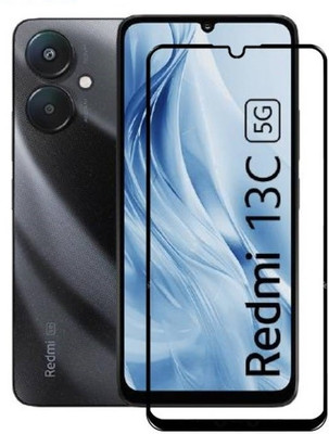 ROYALBASE Edge To Edge Tempered Glass for Redmi 13c 5G(Pack of 1)
