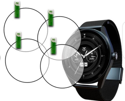 DB Tempered Glass Guard for TITAN CREST 1.43 SMART WATCH TEMPERED GLASS (PACK OF 4)(Pack of 4)