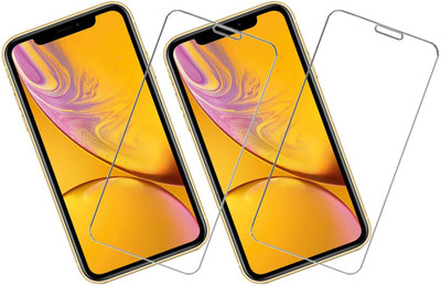 KARTRAY Tempered Glass Guard for Apple iPhone XR(Pack of 2)