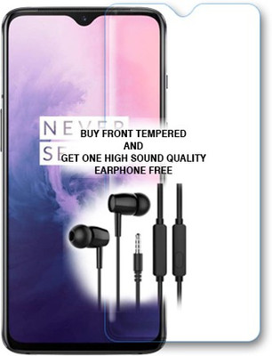 ARBAN Tempered Glass Guard for OnePlus 7 FRONT TEMPERED GLASS BUY AND GET ONE HIGH SOUND QUALITY EARPHONE FREE(Pack of 1)