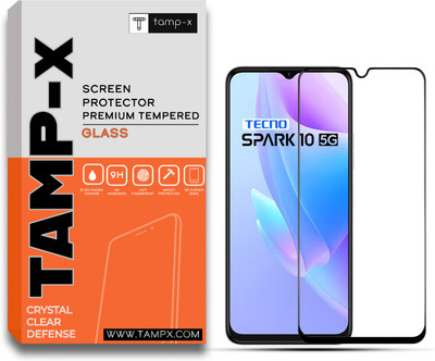 TAMP-X Tempered Glass Guard for Tecno Spark 10 5G(Pack of 1)