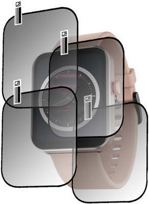HIDEOUS Tempered Glass Guard for boAt Wave Flex Connect(Pack of 4)