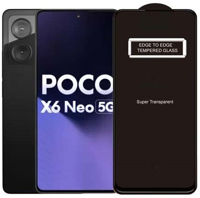 A-Allin1 Tempered Glass Guard for POCO X6 Neo 5G(Pack of 1)