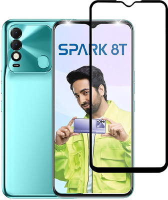 ASMANTIC Tempered Glass Guard for Tecno Spark 8T(Pack of 1)